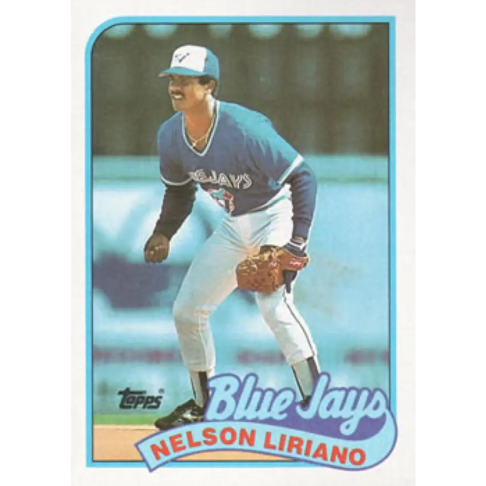 1989 Topps #776 Nelson Liriano NM-MT Toronto Blue Jays Baseball Card Image 1