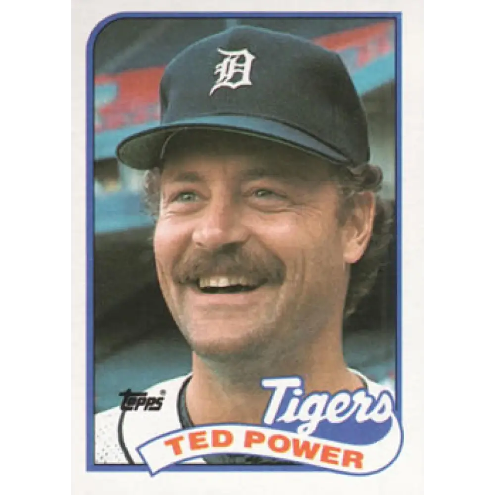 1989 Topps #777 Ted Power NM-MT Detroit Tigers Baseball Card Image 1