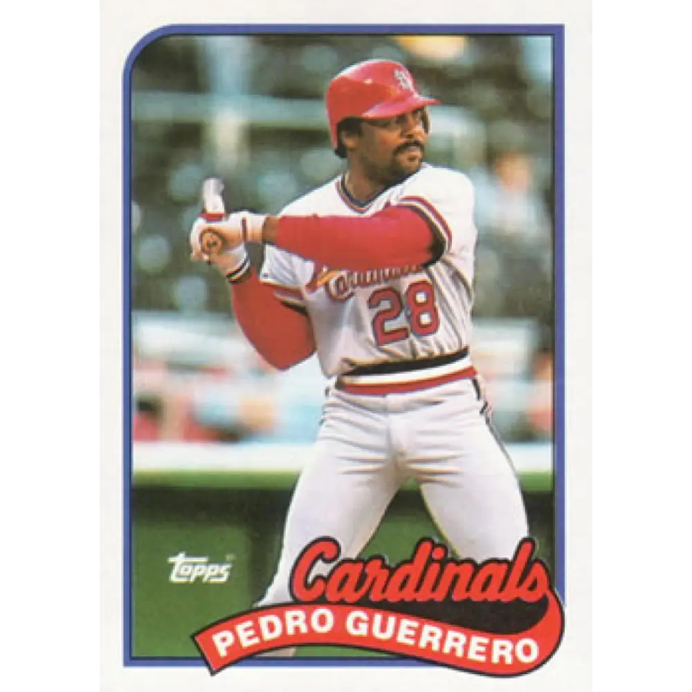 1989 Topps #780 Pedro Guerrero NM-MT St. Louis Cardinals Baseball Card Image 1