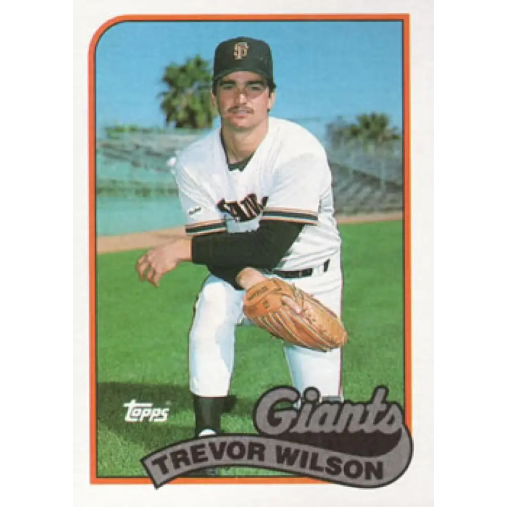1989 Topps #783 Trevor Wilson NM-MT RC Rookie San Francisco Giants Baseball Card Image 1