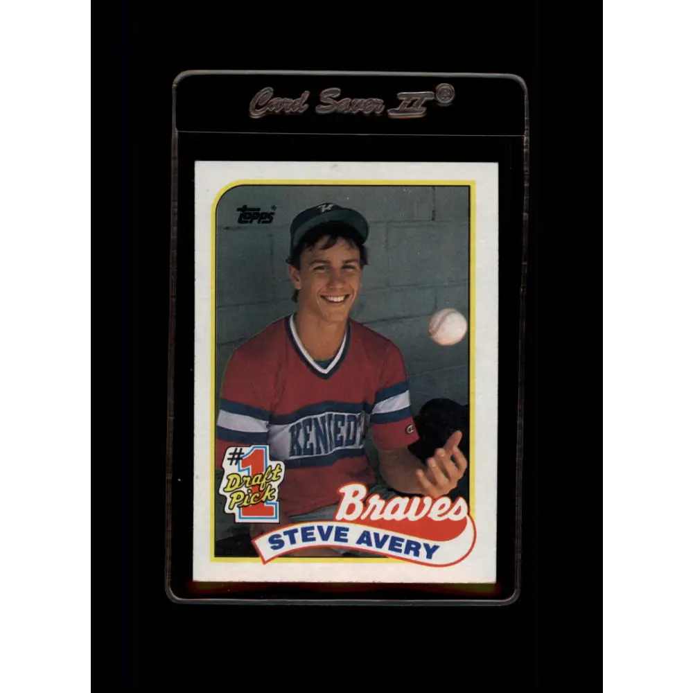 1989 Topps #784 Steve Avery NM-MT RC Rookie Atlanta Braves Baseball Card Image 1