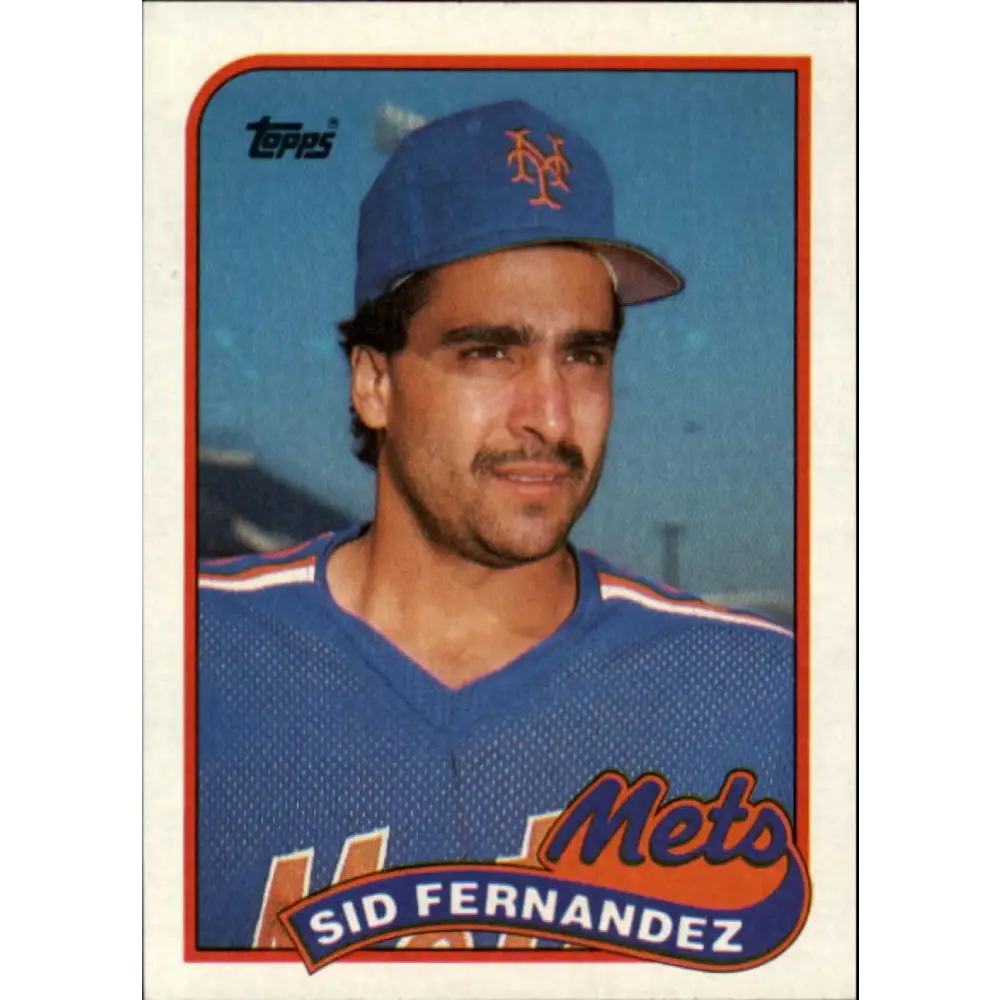 1989 Topps #790 Sid Fernandez NM-MT New York Mets Baseball Card Image 1