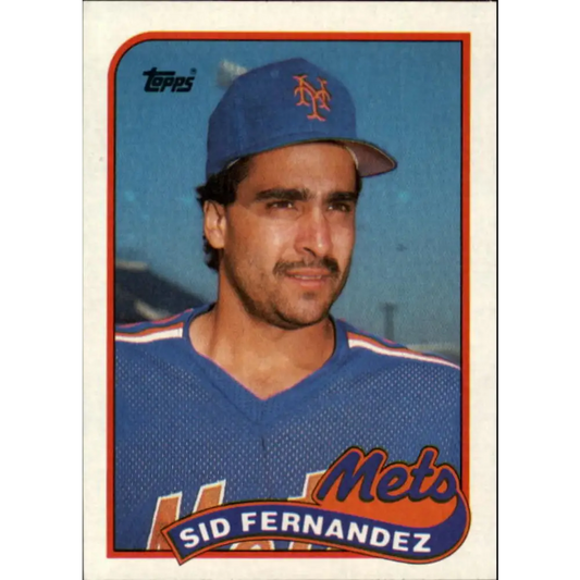 1989 Topps #790 Sid Fernandez NM-MT New York Mets Baseball Card Image 1