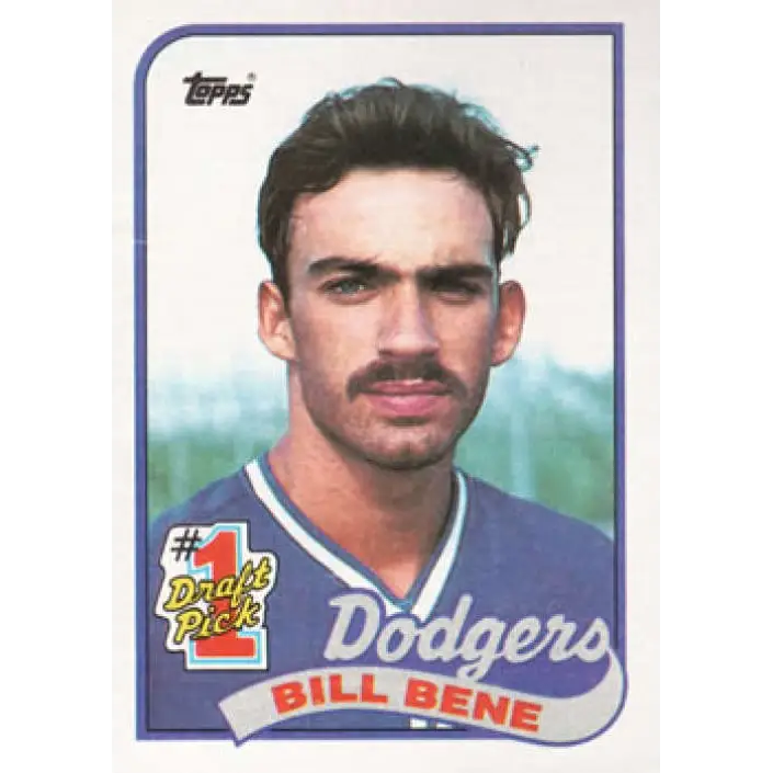 1989 Topps #84 Bill Bene FDP NM-MT Los Angeles Dodgers Baseball Card Image 1