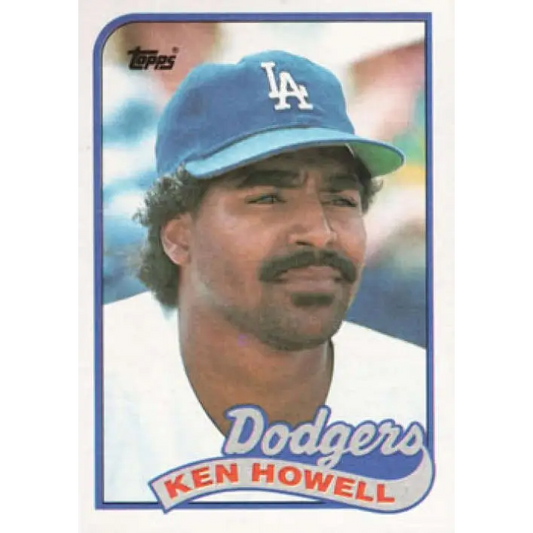 1989 Topps #93 Ken Howell NM-MT Los Angeles Dodgers Baseball Card Image 1