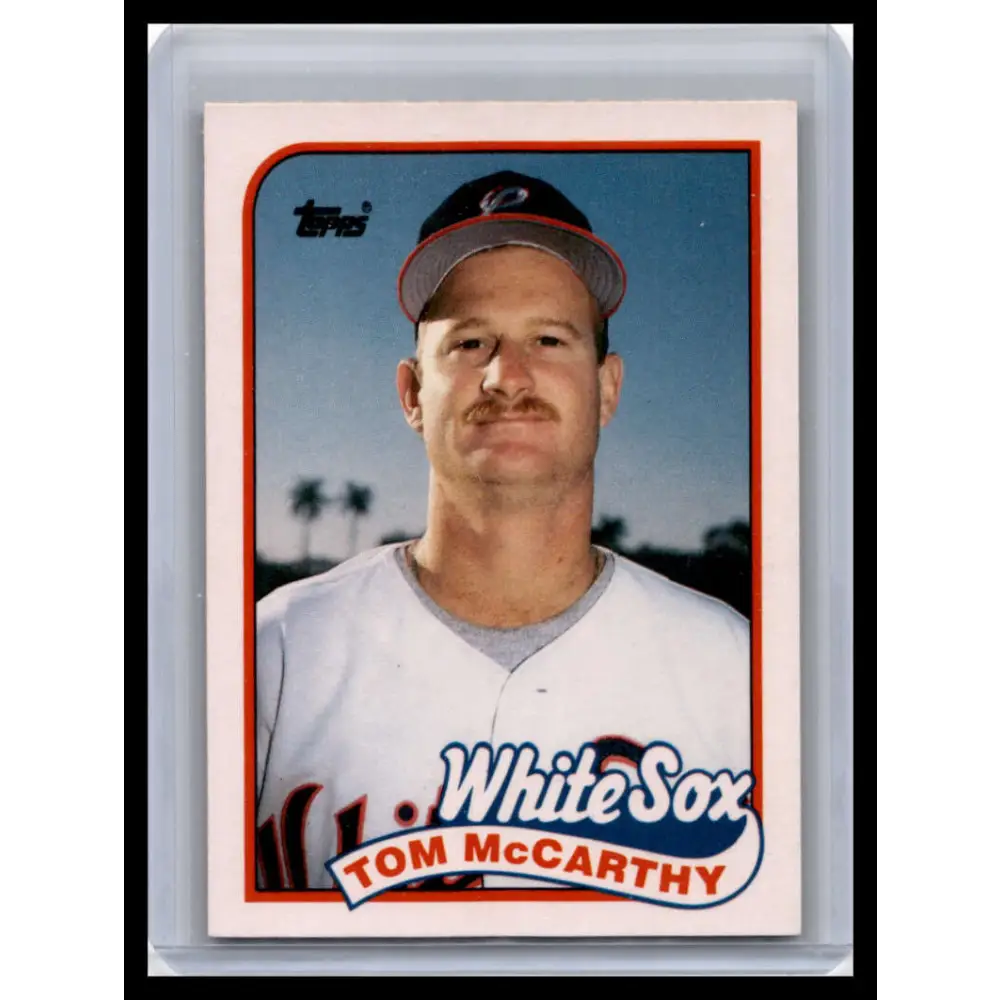 1989 Topps Traded #75T Tom McCarthy NM-MT Chicago White Sox Baseball Card Image 1