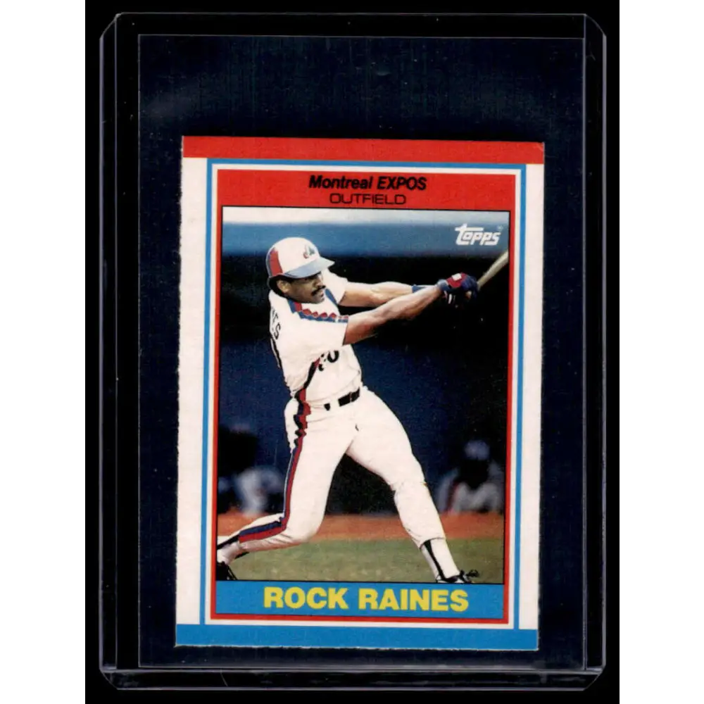1989 Topps UK Minis #61 Tim Raines Montreal Expos NM-MT Image 1