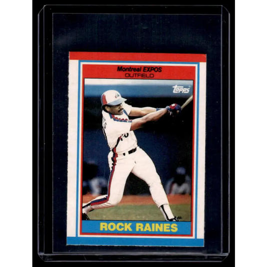 1989 Topps UK Minis #61 Tim Raines Montreal Expos NM-MT Image 1