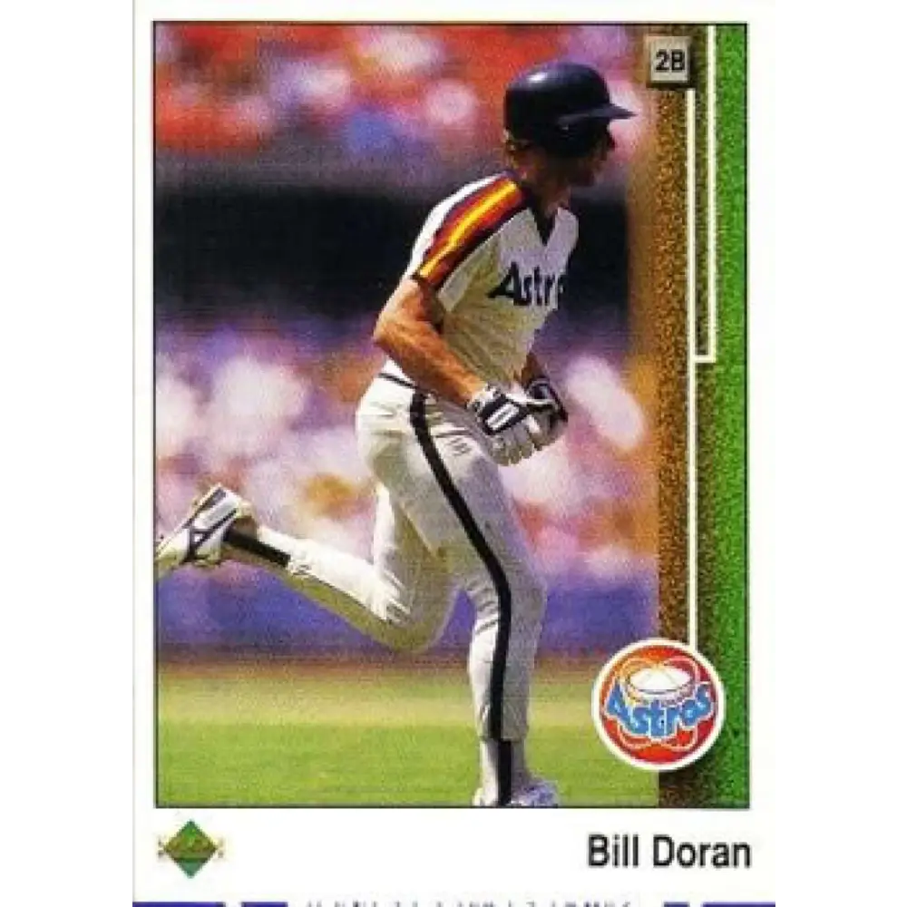 1989 Upper Deck #101 Bill Doran NM-MT Houston Astros Baseball Card Image 1