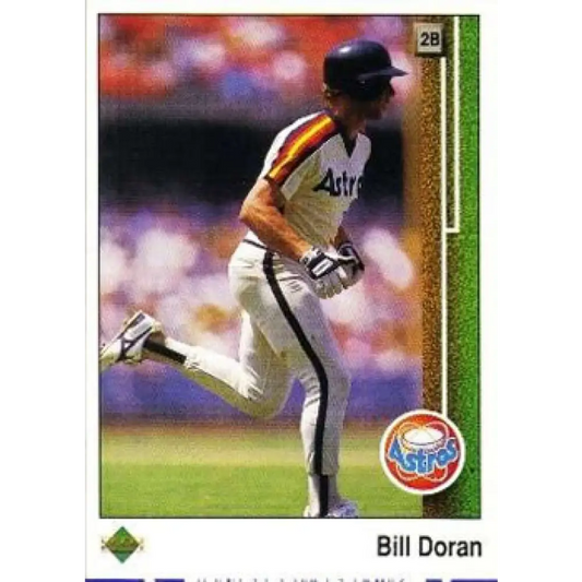 1989 Upper Deck #101 Bill Doran NM-MT Houston Astros Baseball Card Image 1
