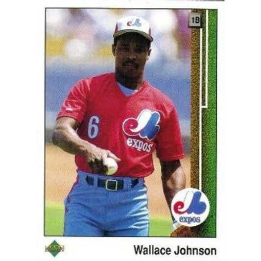 1989 Upper Deck #124 Walt Johnson NM-MT Montreal Expos Baseball Card Image 1
