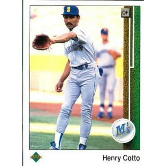 1989 Upper Deck #134 Henry Cotto NM-MT Seattle Mariners Baseball Card Image 1
