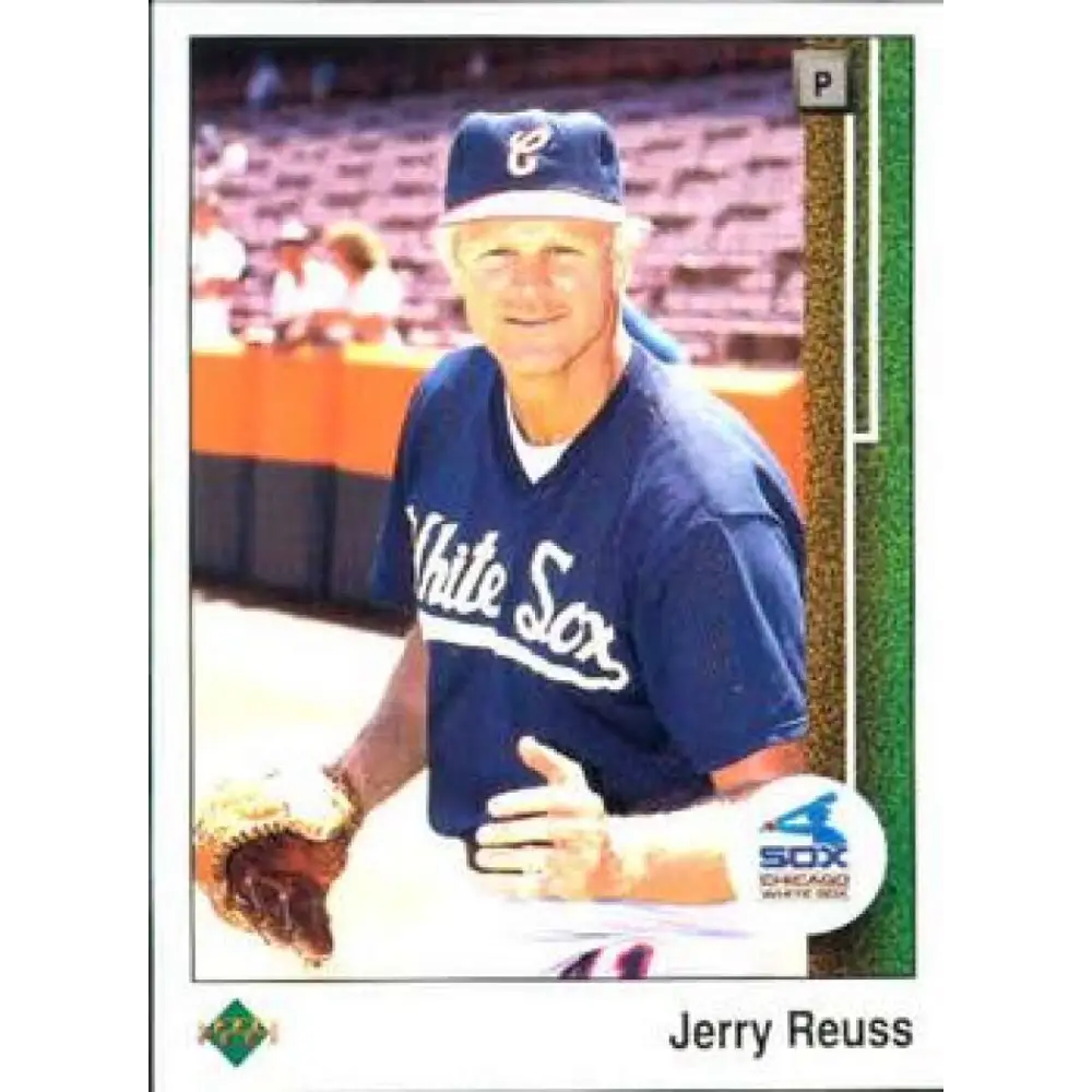 1989 Upper Deck #151 Jerry Reuss NM-MT Chicago White Sox Baseball Card Image 1