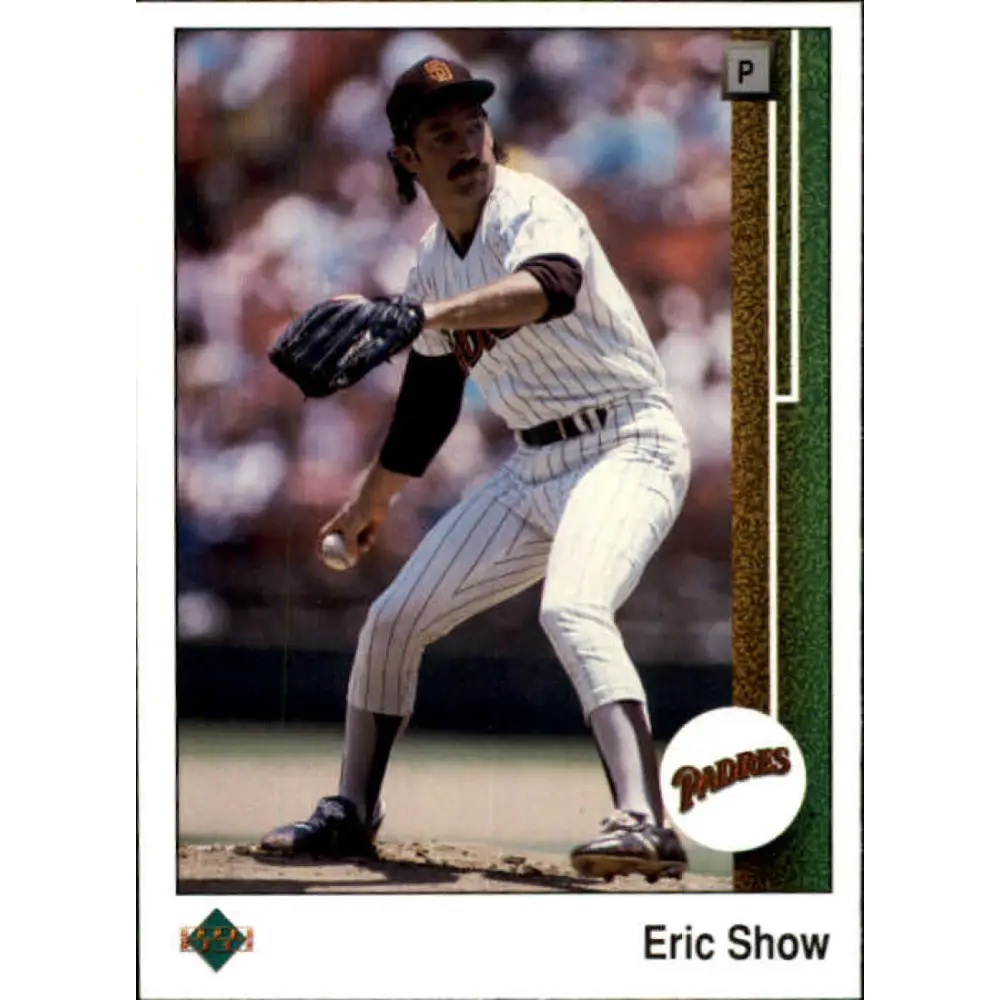 1989 Upper Deck #171 Eric Show NM-MT San Diego Padres Baseball Card Image 1