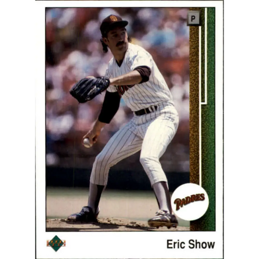 1989 Upper Deck #171 Eric Show NM-MT San Diego Padres Baseball Card Image 1