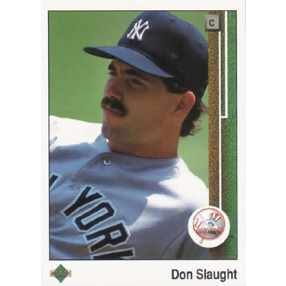 1989 Upper Deck #178 Don Slaught NM-MT New York Yankees Baseball Card Image 1