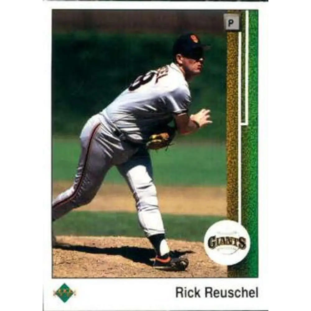 1989 Upper Deck #194 Rick Reuschel NM-MT San Francisco Giants Baseball Card Image 1