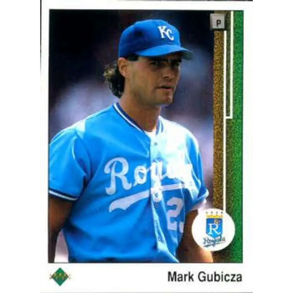 1989 Upper Deck #202 Mark Gubicza NM-MT Kansas City Royals Baseball Card Image 1