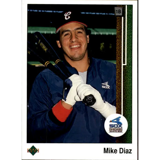 1989 Upper Deck #224 Steve Lyons NM-MT Chicago White Sox Baseball Card Image 1