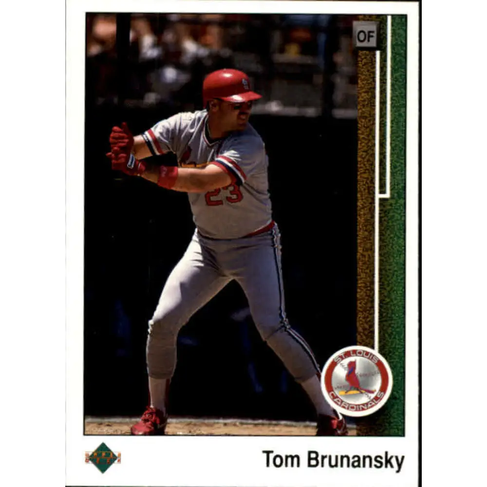 1989 Upper Deck #272 Tom Brunansky NM-MT St. Louis Cardinals Baseball Card Image 1
