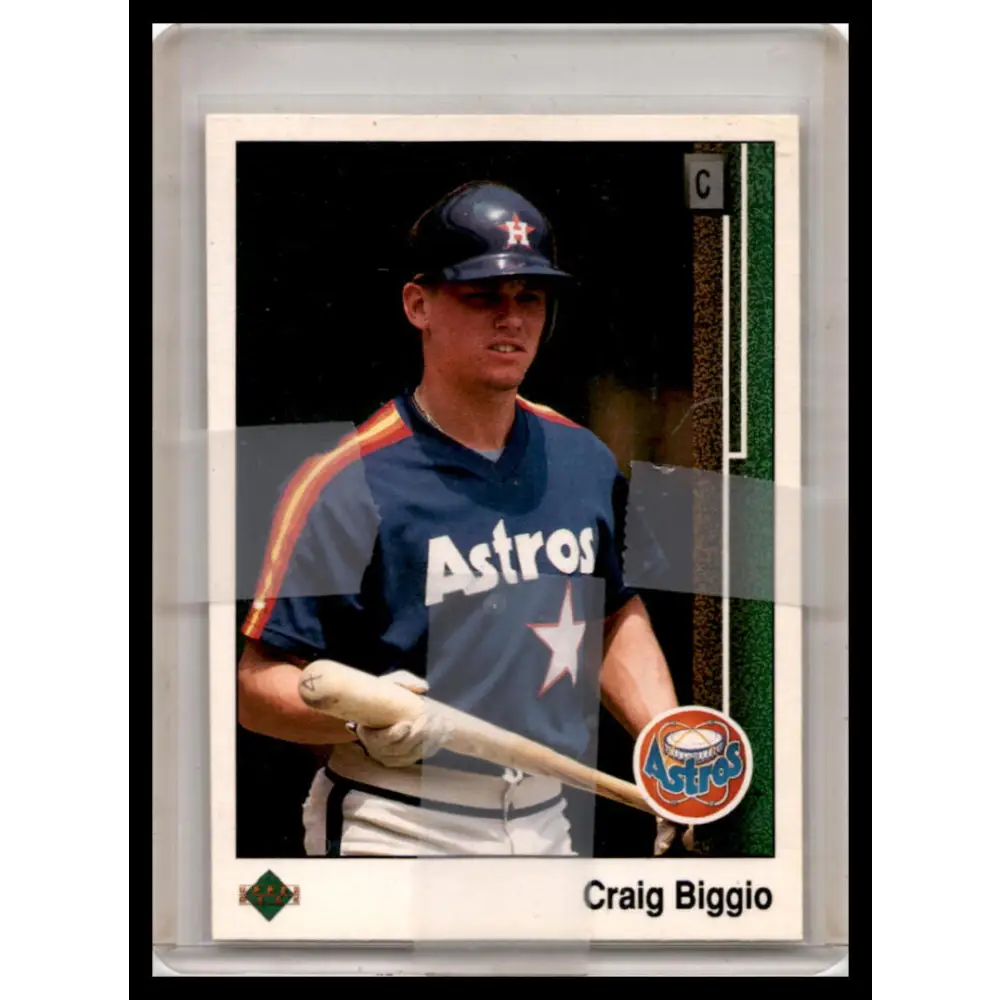 1989 Upper Deck #273 Craig Biggio NM-MT Baseball Card Image 1