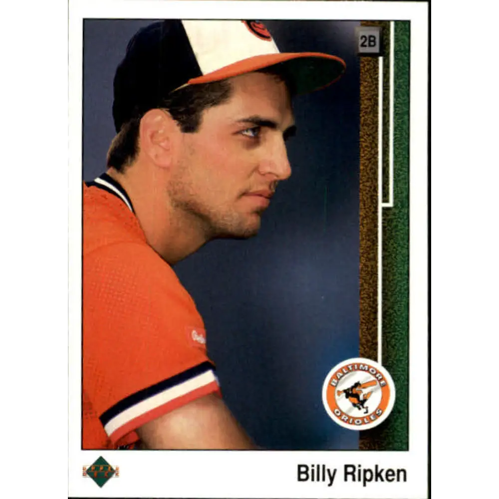 1989 Upper Deck #283 Billy Ripken NM-MT Baltimore Orioles Baseball Card Image 1