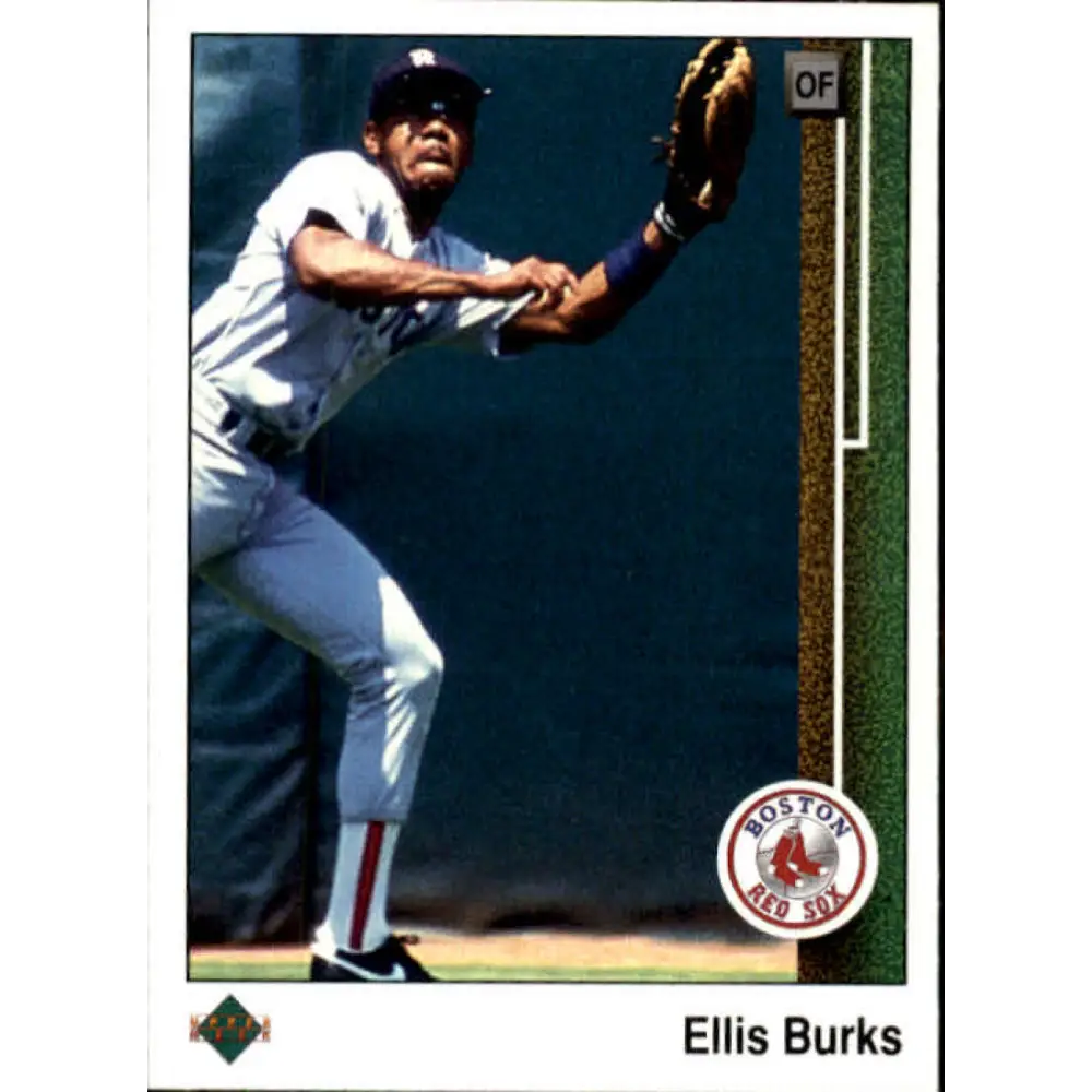 1989 Upper Deck #434 Ellis Burks NM-MT Boston Red Sox Baseball Card Image 1
