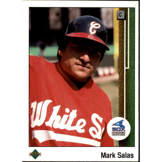 1989 Upper Deck #460 Mark Salas NM-MT Chicago White Sox Baseball Card Image 1