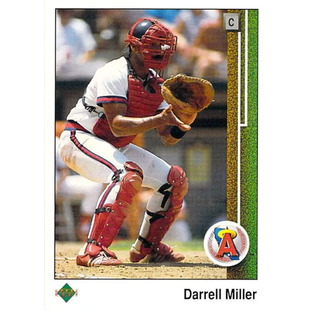 1989 Upper Deck #462 Darrell Miller NM-MT California Angels Baseball Card Image 1