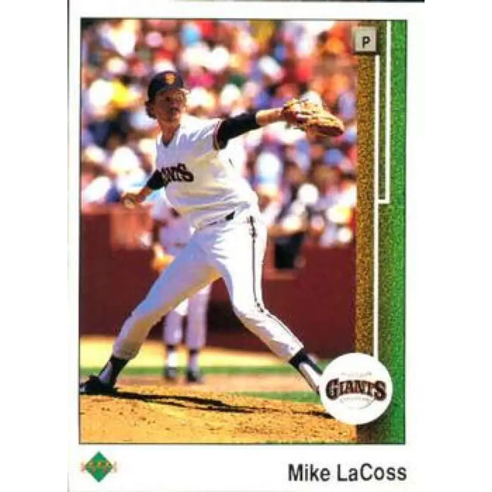 1989 Upper Deck #48 Mike LaCoss NM-MT San Francisco Giants Baseball Card Image 1