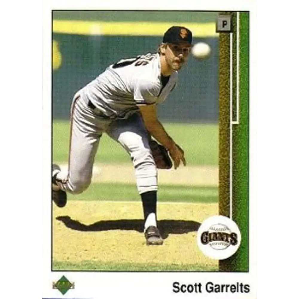 1989 Upper Deck #50 Scott Garrelts NM-MT San Francisco Giants Baseball Card Image 1