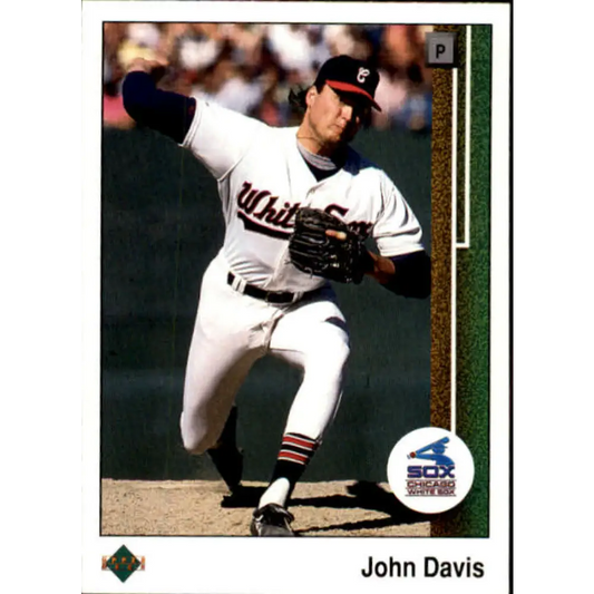 1989 Upper Deck #548 John Davis NM-MT Chicago White Sox Baseball Card Image 1