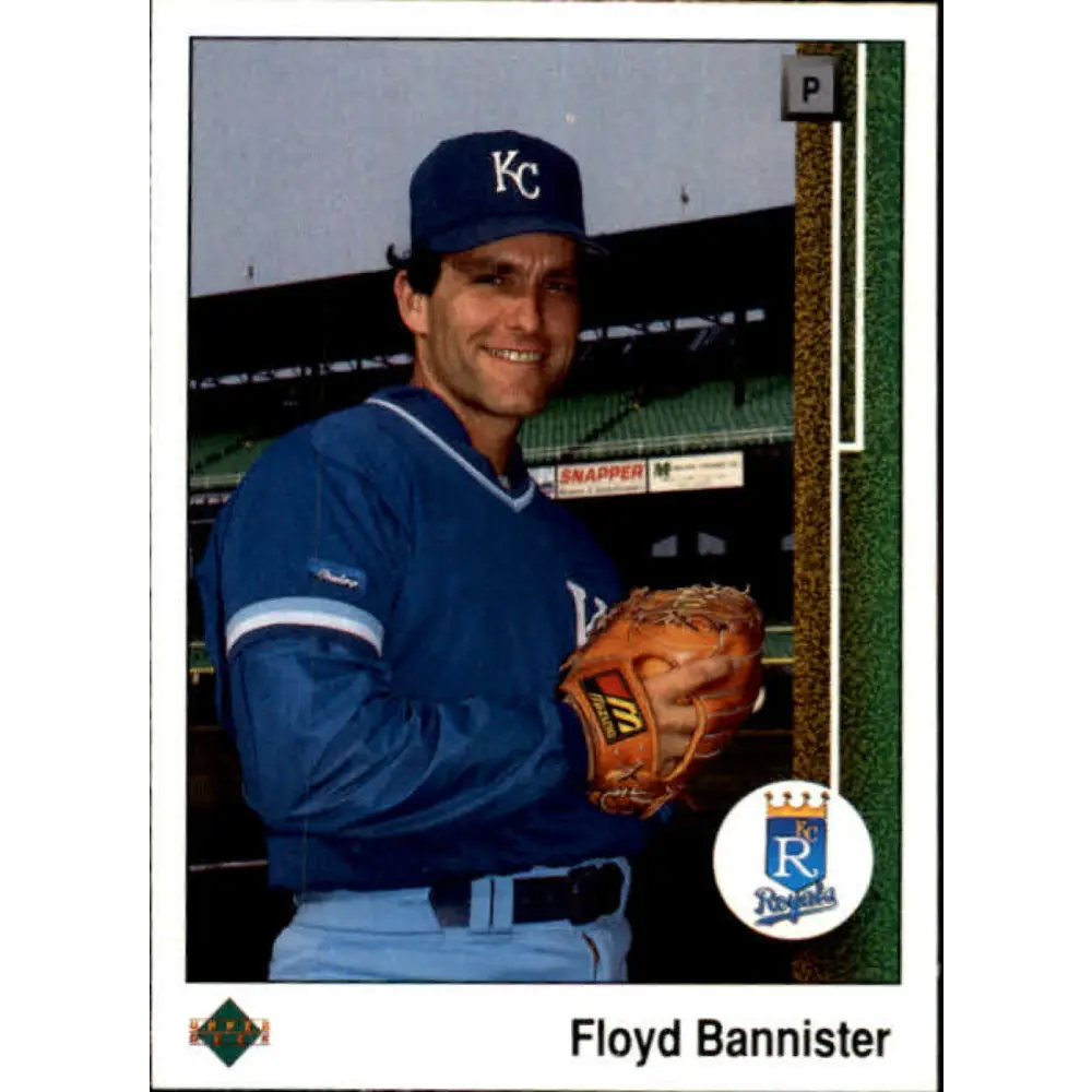 1989 Upper Deck #549 Floyd Bannister NM-MT Kansas City Royals Baseball Card Image 1