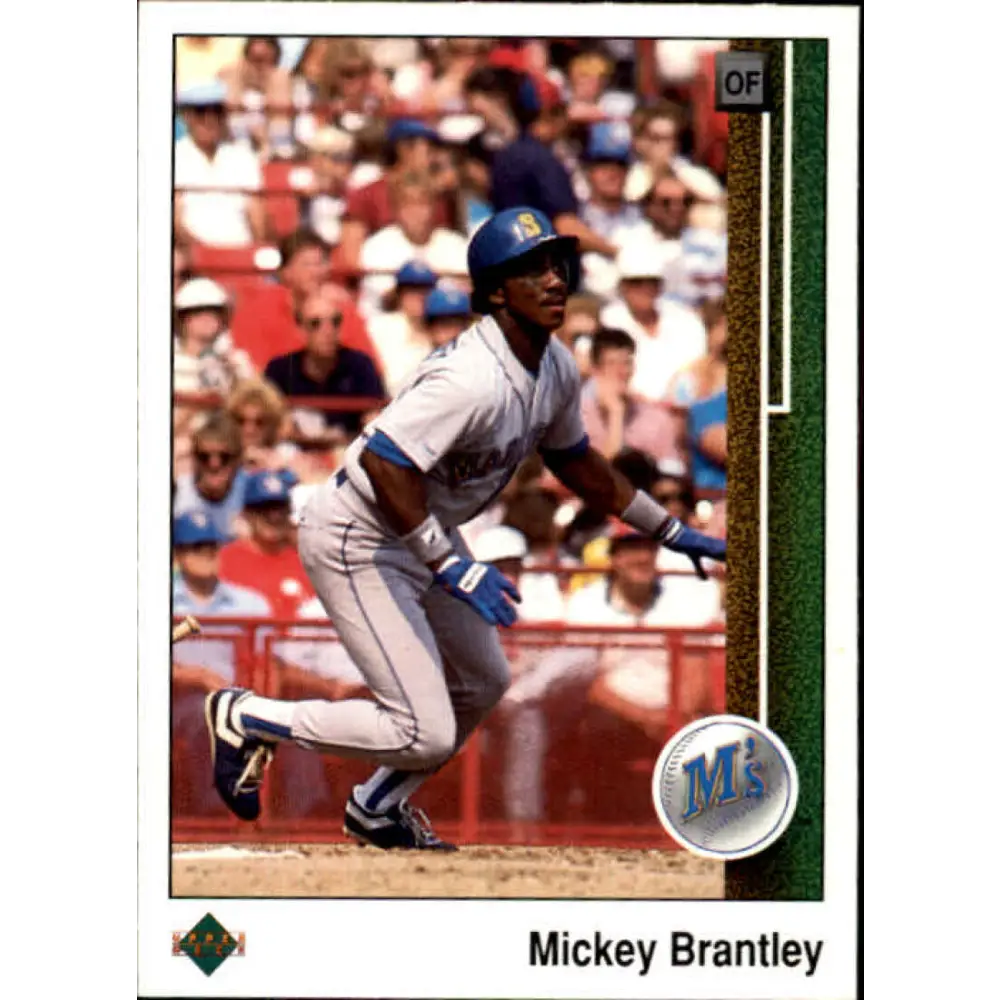 1989 Upper Deck #550 Mickey Brantley NM-MT Seattle Mariners Baseball Card Image 1