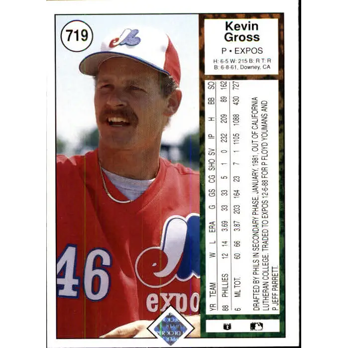 1989 Upper Deck #597 Doug Drabek NM-MT Pittsburgh Pirates Baseball Card Image 2