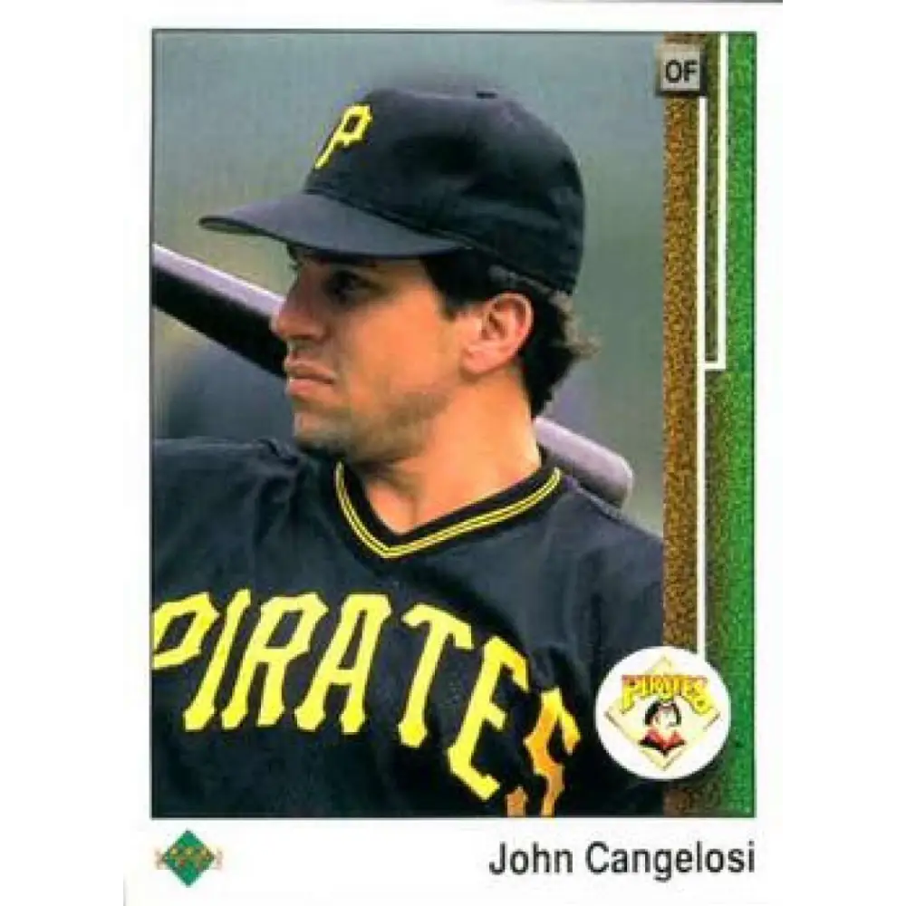 1989 Upper Deck #67 John Cangelosi NM-MT Pittsburgh Pirates Baseball Card Image 1