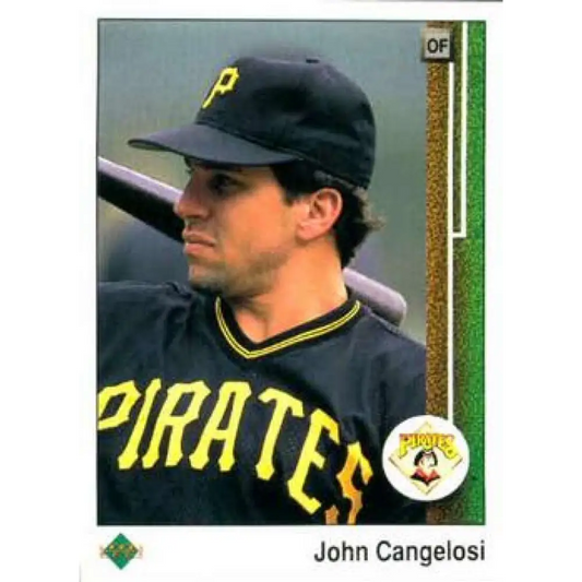 1989 Upper Deck #67 John Cangelosi NM-MT Pittsburgh Pirates Baseball Card Image 1