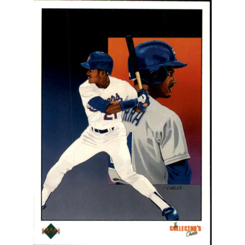 1989 Upper Deck #686 Ruben Sierra TC NM-MT Texas Rangers Baseball Card Image 1