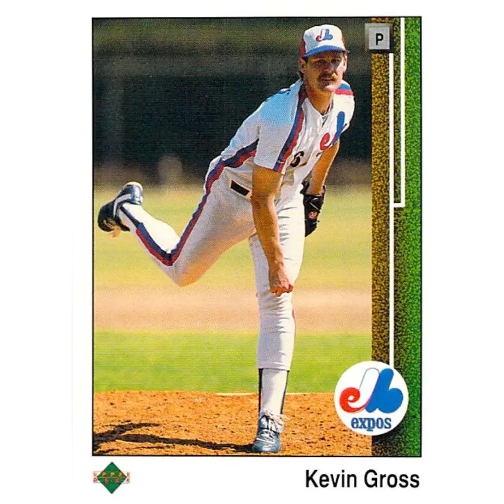 1989 Upper Deck #719 Kevin Gross NM-MT Montreal Expos Baseball Card Image 1