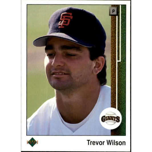 1989 Upper Deck #733 Trevor Wilson NM-MT RC Rookie San Francisco Giants Baseball Card Image 1