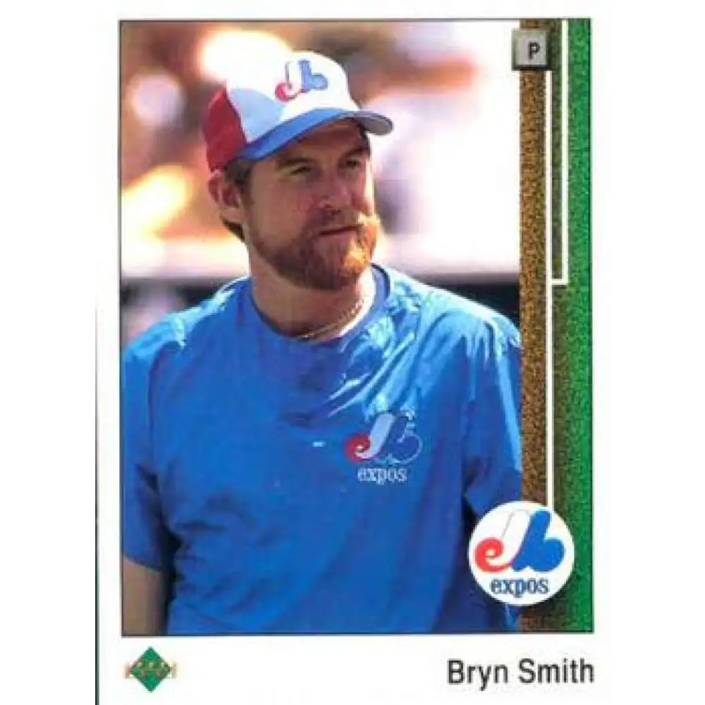 1989 Upper Deck #78 Bryn Smith NM-MT Montreal Expos Baseball Card Image 1