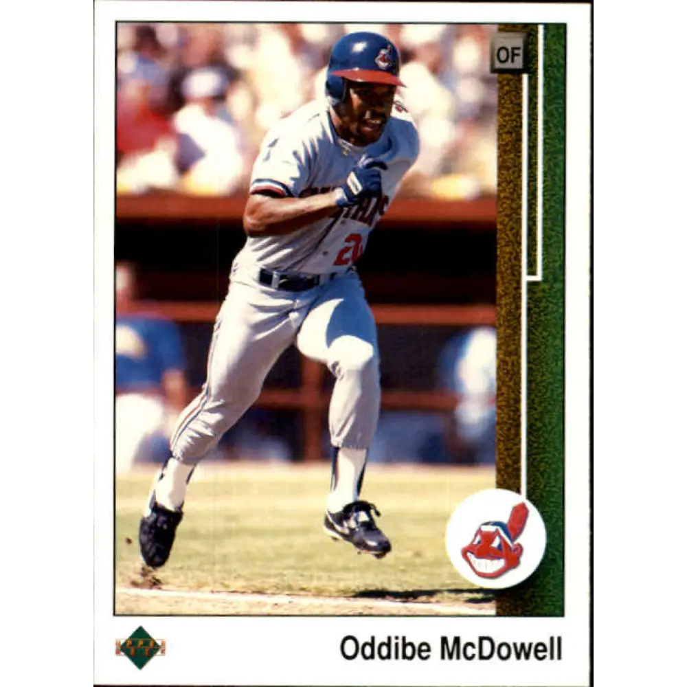 1989 Upper Deck #796 Oddibe McDowell NM-MT Cleveland Indians Baseball Card Image 1