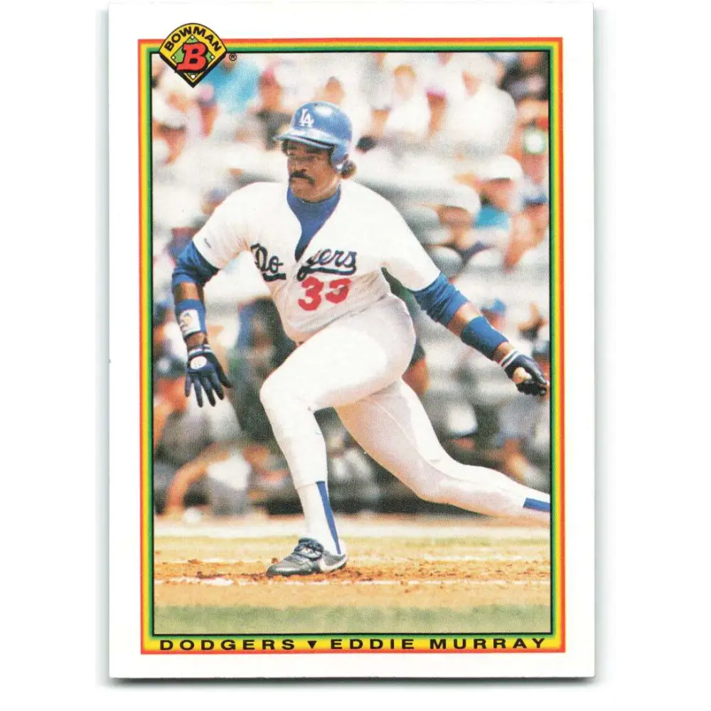 1990 Bowman #101 Eddie Murray NM-MT Los Angeles Dodgers Baseball Card  Image 1