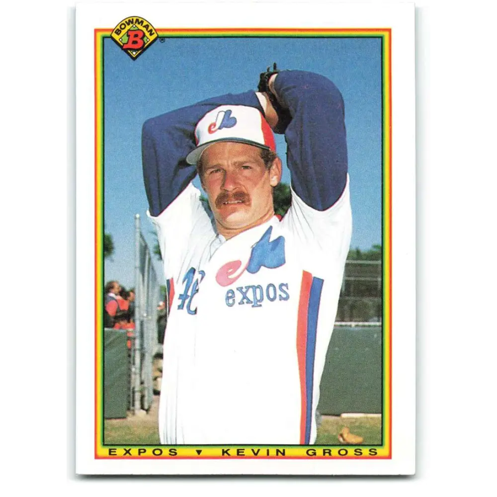 1990 Bowman #109 Kevin Gross NM-MT Montreal Expos Baseball Card  Image 1