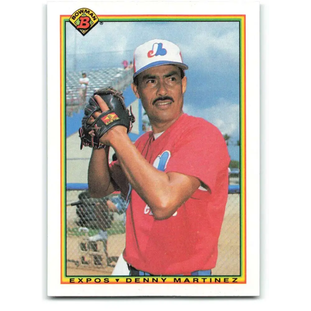 1990 Bowman #111 Dennis Martinez NM-MT Montreal Expos Baseball Card  Image 1