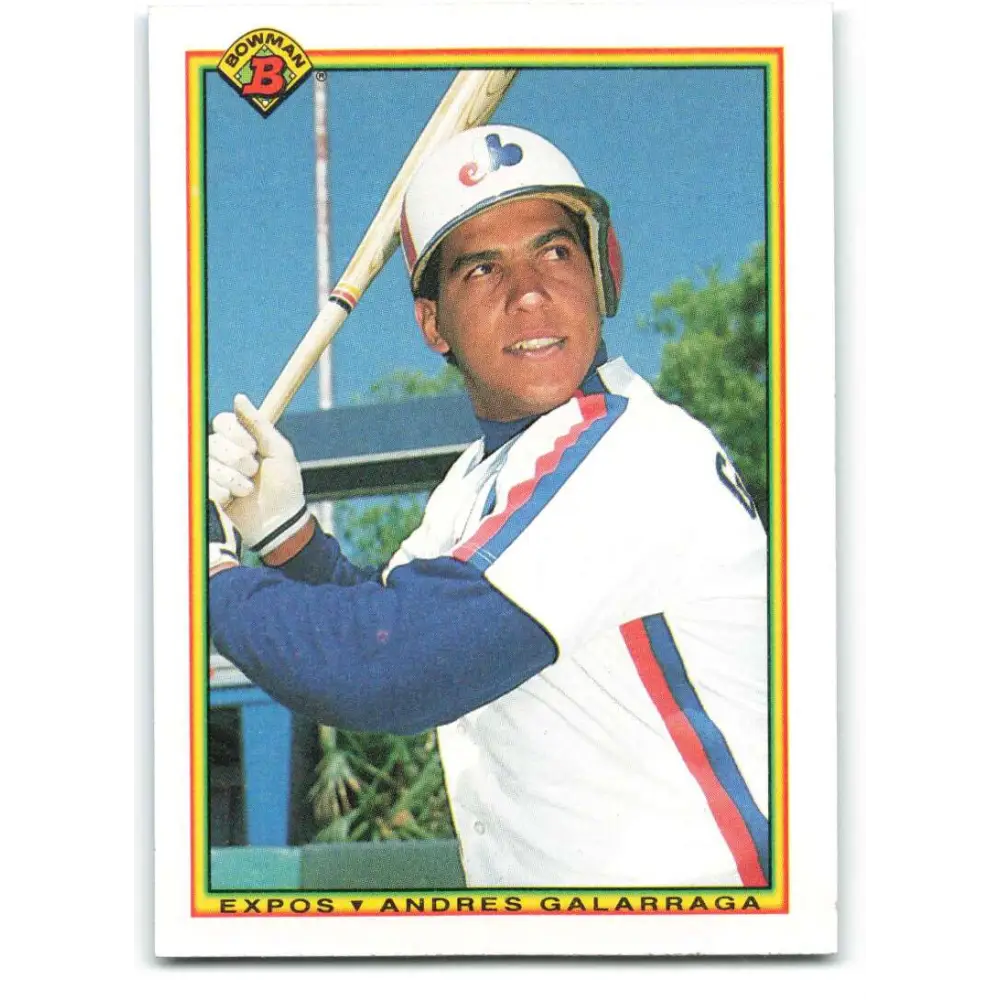 1990 Bowman #113 Andres Galarraga NM-MT Montreal Expos Baseball Card  Image 1