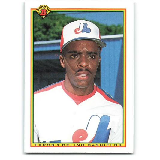 1990 Bowman #119 Delino DeShields NM-MT RC Rookie Montreal Expos Baseball Card  Image 1