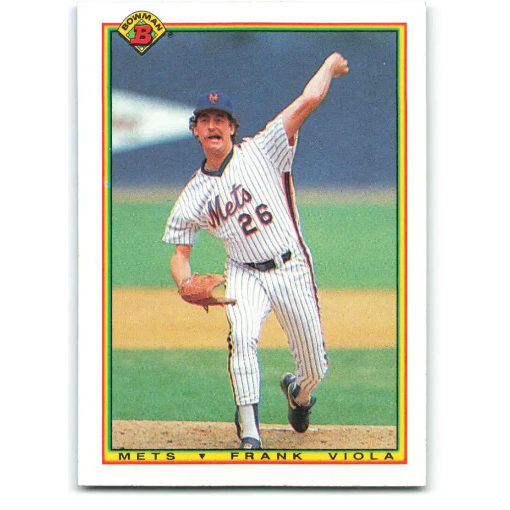 1990 Bowman #122 Frank Viola NM-MT New York Mets Baseball Card  Image 1