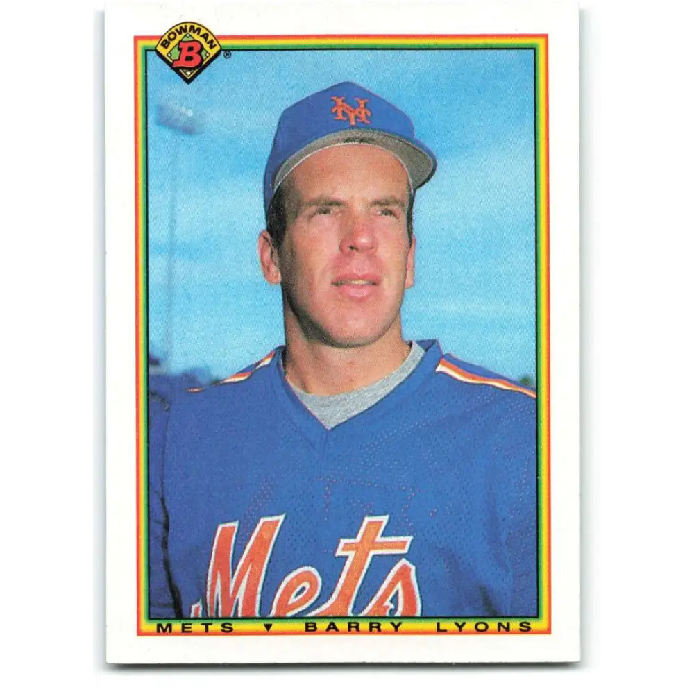 1990 Bowman #139 Barry Lyons NM-MT New York Mets Baseball Card  Image 1