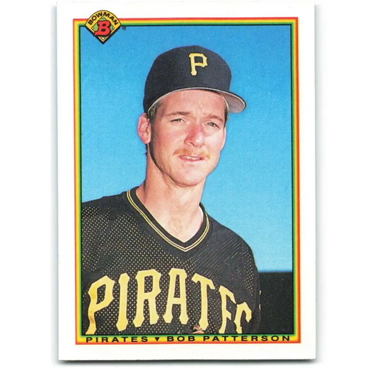 1990 Bowman #168 Bob Patterson NM-MT Pittsburgh Pirates Baseball Card  Image 1